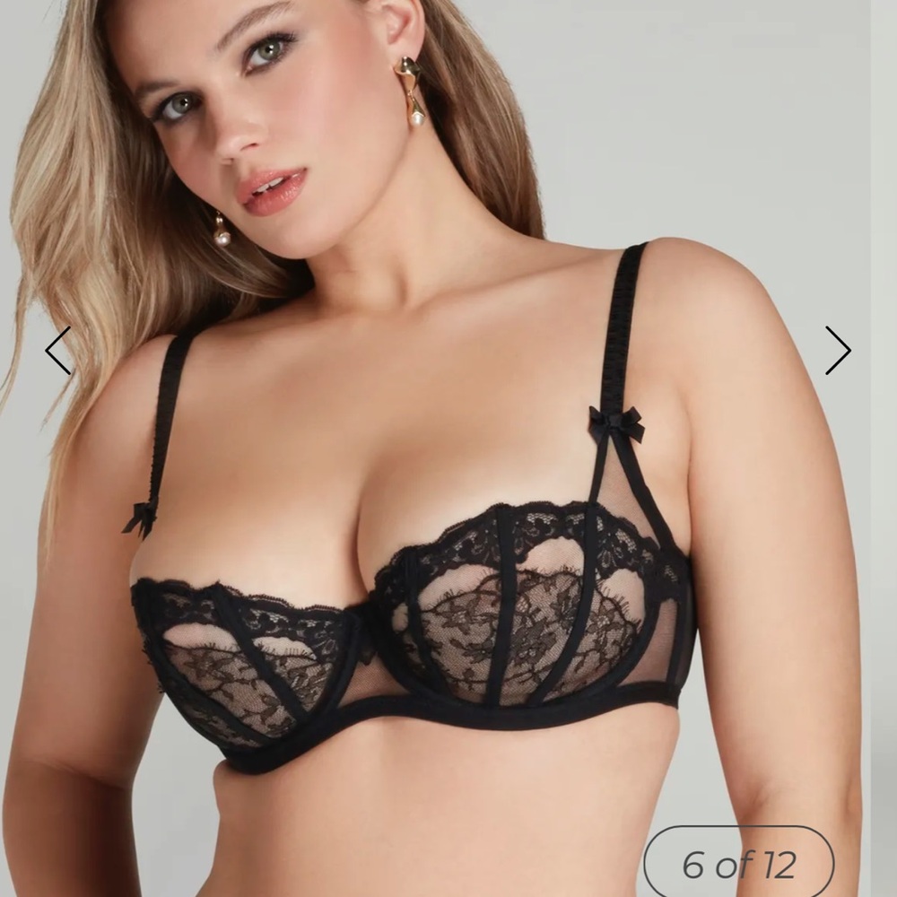 Mariann Agent Provocateur Black Lace Underwire Bra